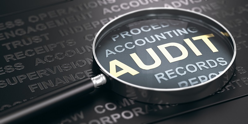 Financial Auditing Concept.